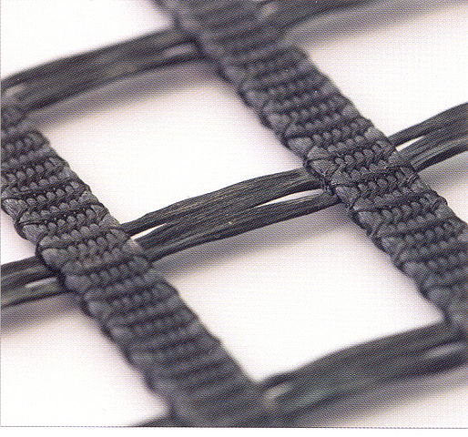 knitted geogrid sample